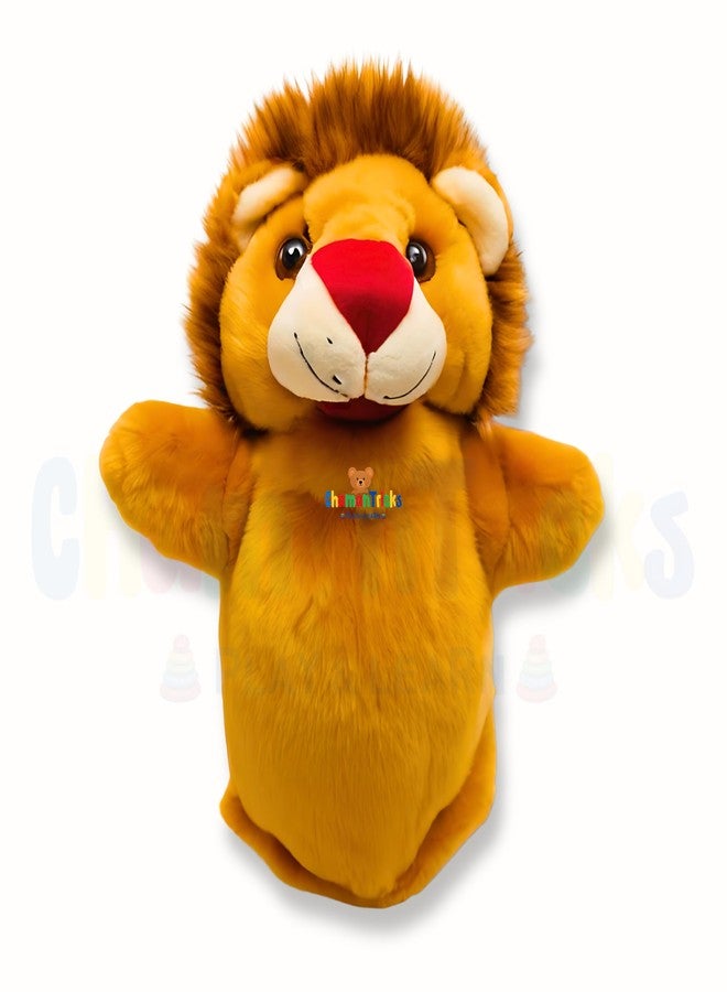 Chamantricks Storytelling Plush Puppets | Tiger | Lion | Monkey | Dog | Rabbit | Animal & Bird Hand Puppets for Kids (New Pack of 5) - Image 3
